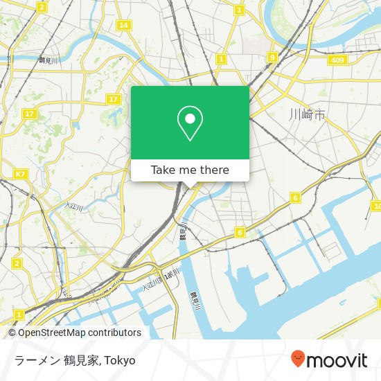 ラーメン 鶴見家 map