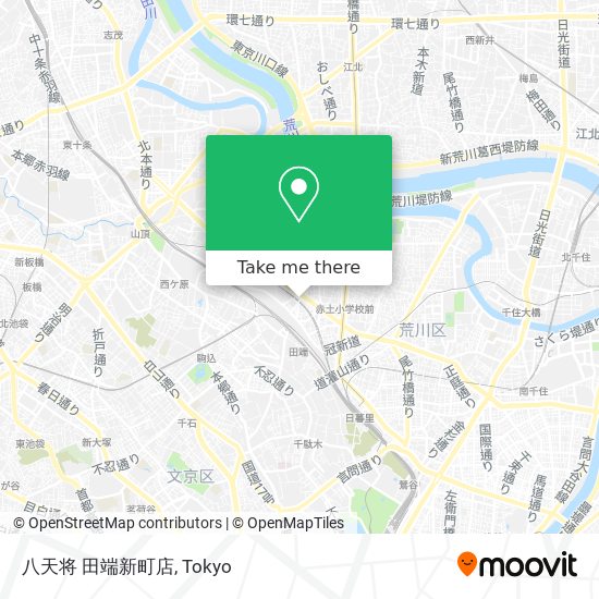 八天将 田端新町店 map