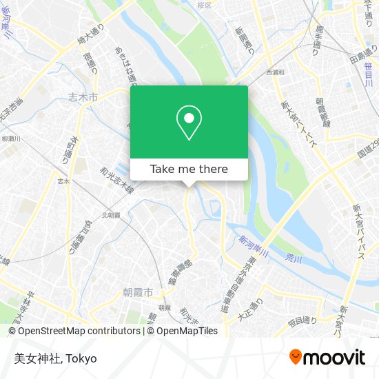 美女神社 map