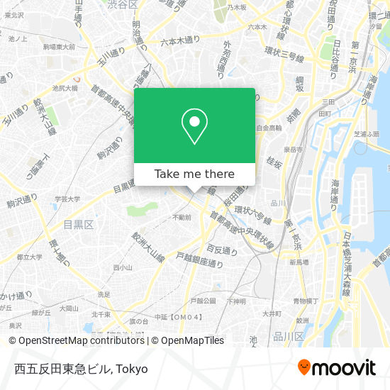 西五反田東急ビル map