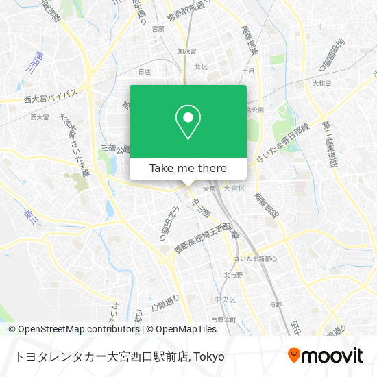 トヨタレンタカー大宮西口駅前店 map