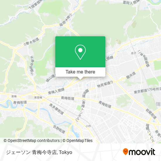 ジェーソン 青梅今寺店 map