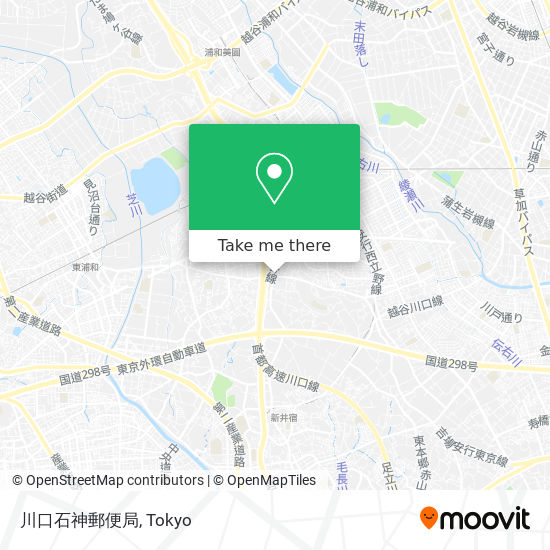 川口石神郵便局 map