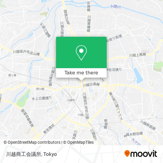 川越商工会議所 map