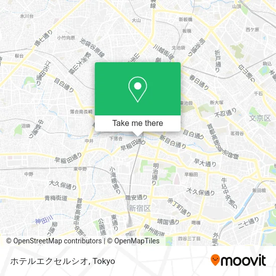 ホテルエクセルシオ map