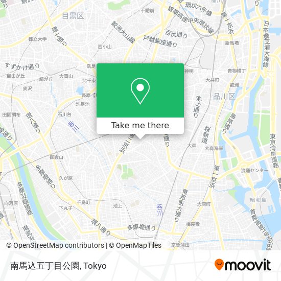 南馬込五丁目公園 map