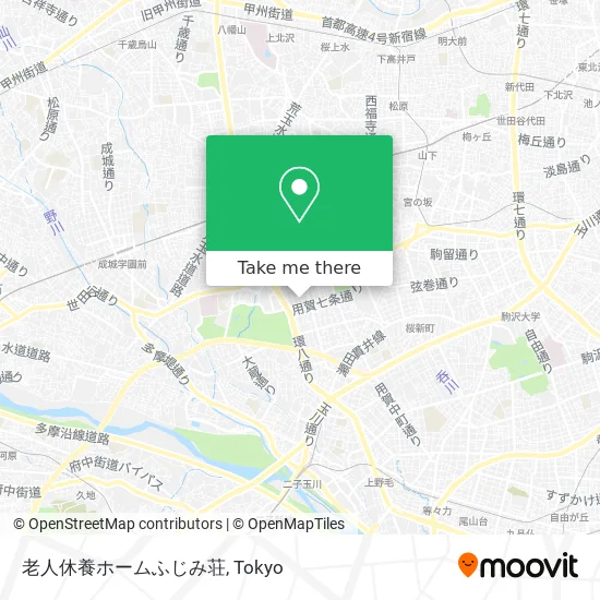老人休養ホームふじみ荘 map
