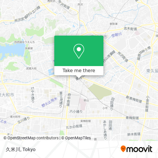 久米川 map