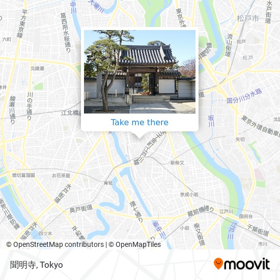 聞明寺 map
