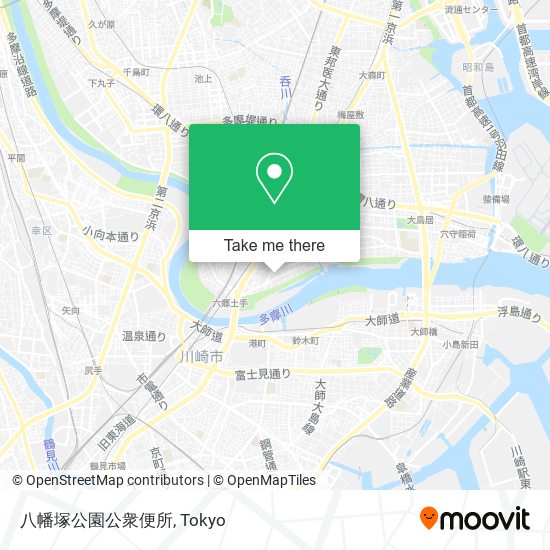 八幡塚公園公衆便所 map