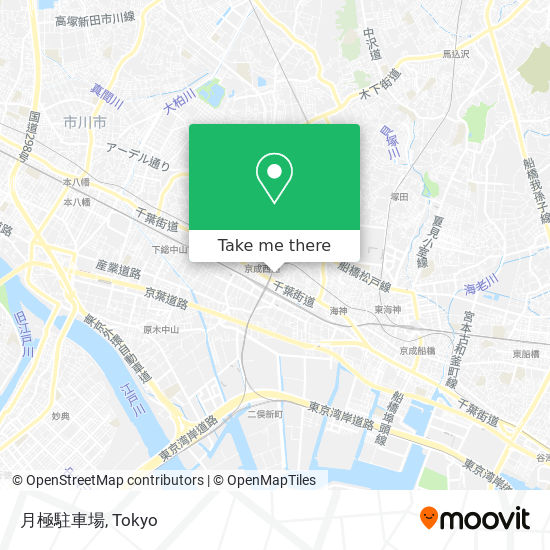 月極駐車場 map