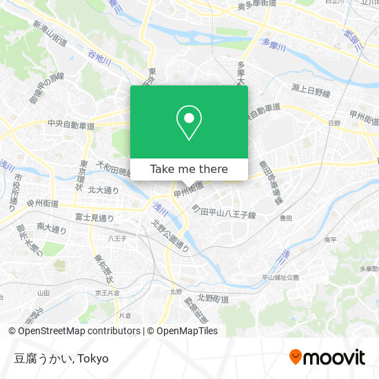 豆腐うかい map