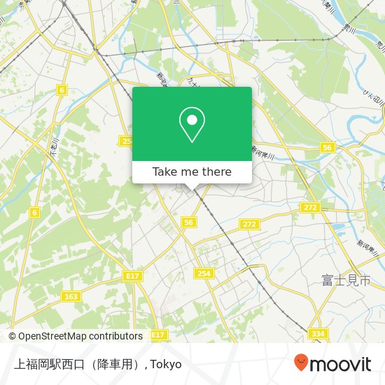 上福岡駅西口（降車用） map