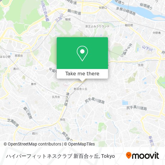 ハイパーフィットネスクラブ 新百合ヶ丘 map