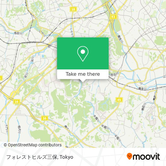 フォレストヒルズ三保 map
