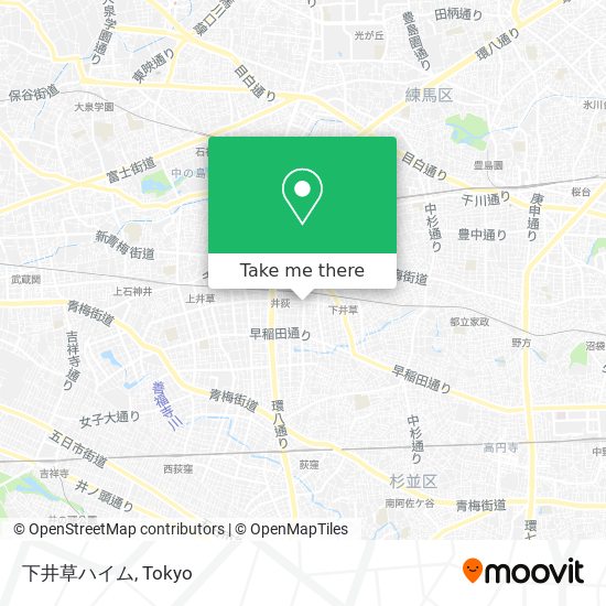 下井草ハイム map