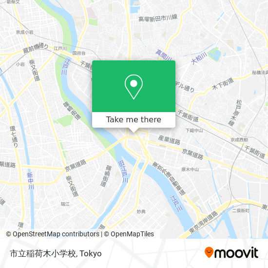市立稲荷木小学校 map