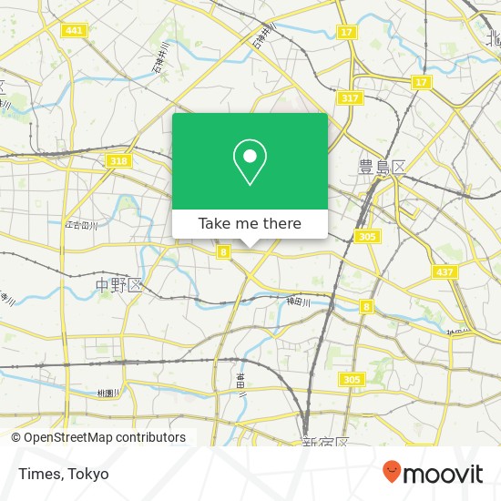 Times map