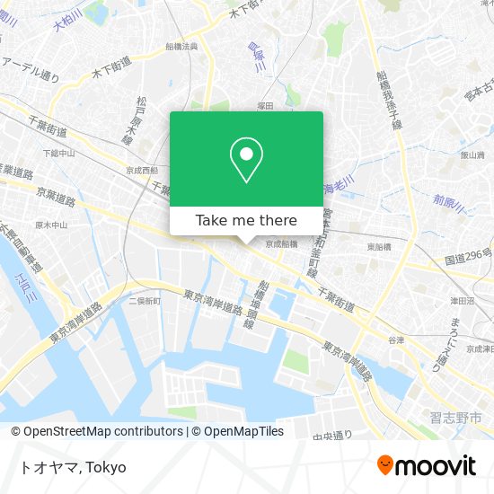 トオヤマ map