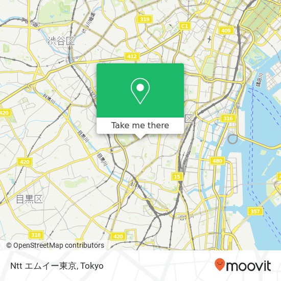 Ntt エムイー東京 map
