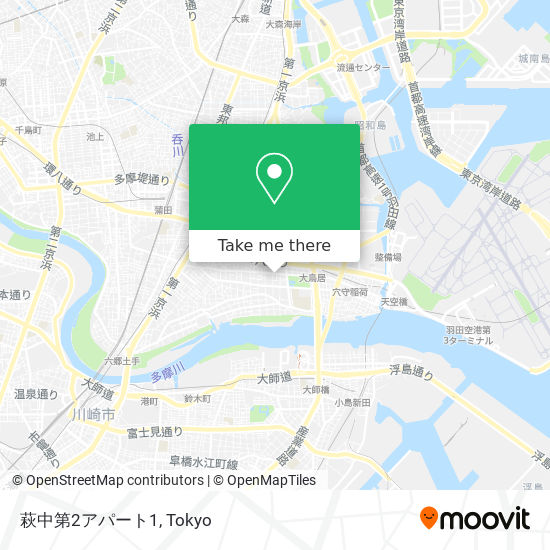 萩中第2アパート1 map