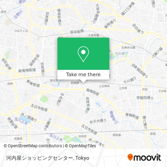 河内屋ショッピングセンター map