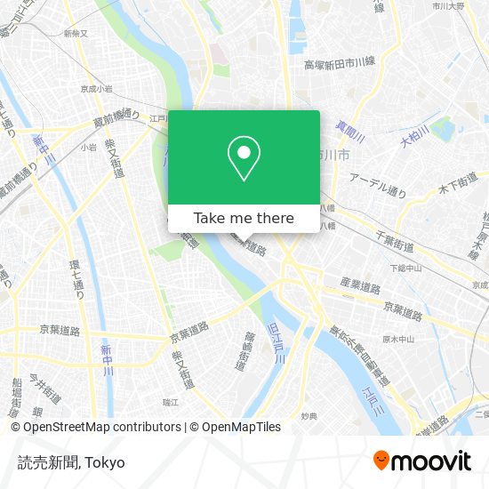 読売新聞 map