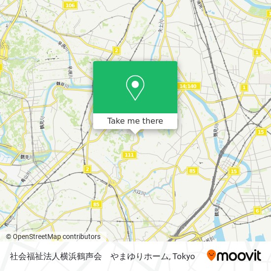 社会福祉法人横浜鶴声会　やまゆりホーム map