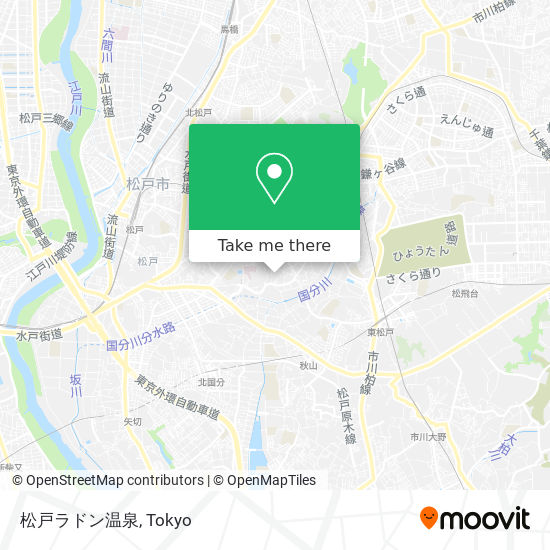 How To Get To 松戸ラドン温泉 In 松戸市 By Metro Or Bus Moovit