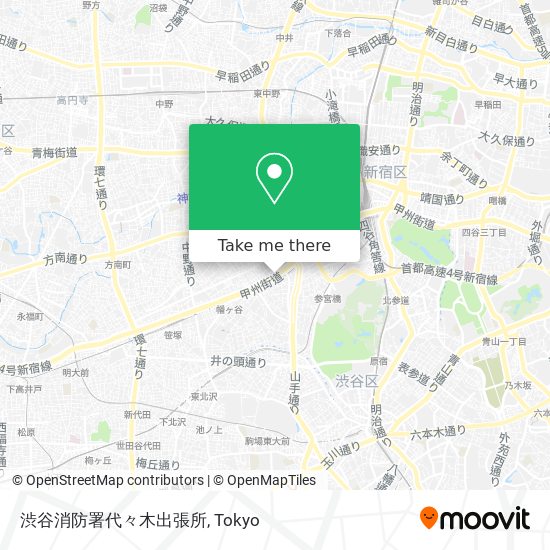 渋谷消防署代々木出張所 map