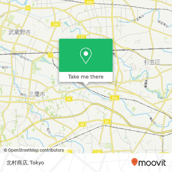 北村商店 map