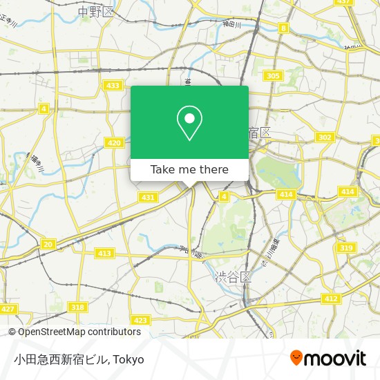 小田急西新宿ビル map