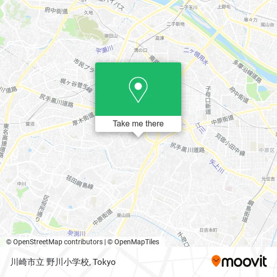川崎市立 野川小学校 map