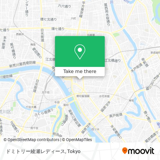 ドミトリー綾瀬レディース map