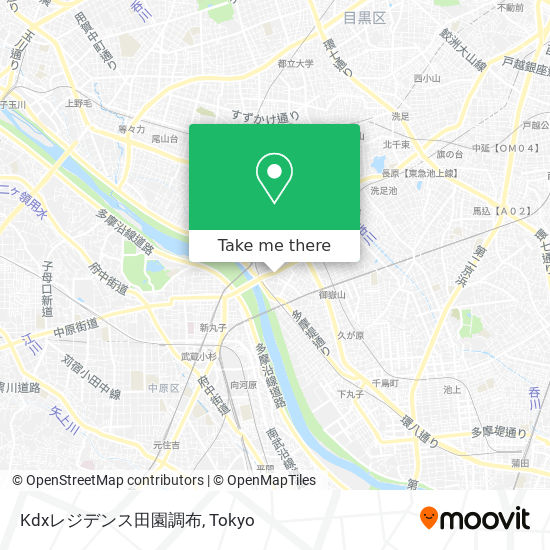 Kdxレジデンス田園調布 map