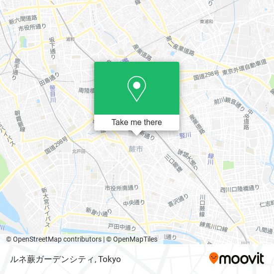 ルネ蕨ガーデンシティ map