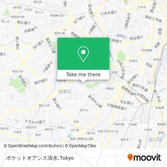 Pocket Oasis Shimizu map