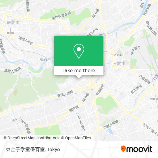 東金子学童保育室 map