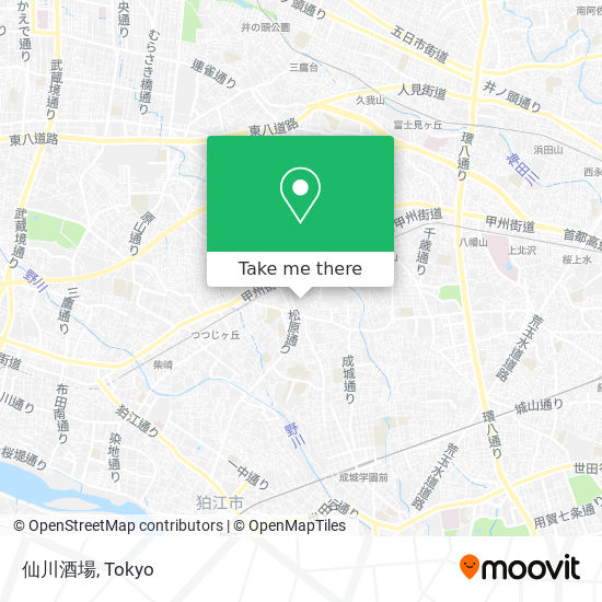 仙川酒場 map