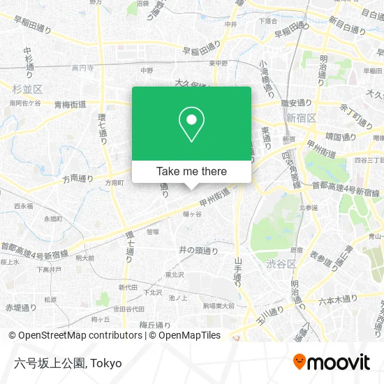 六号坂上公園 map