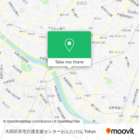 大田区在宅介護支援センターおんたけ山 map