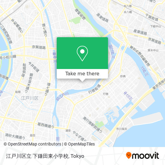 江戸川区立 下鎌田東小学校 map