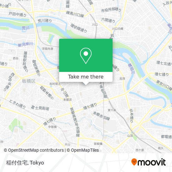稲付住宅 map