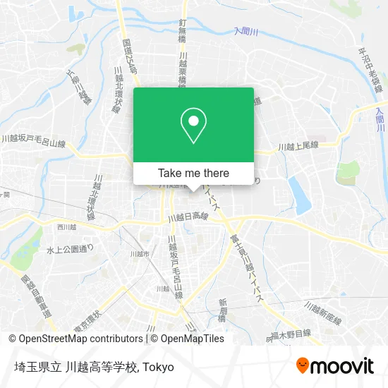 埼玉県立 川越高等学校 map