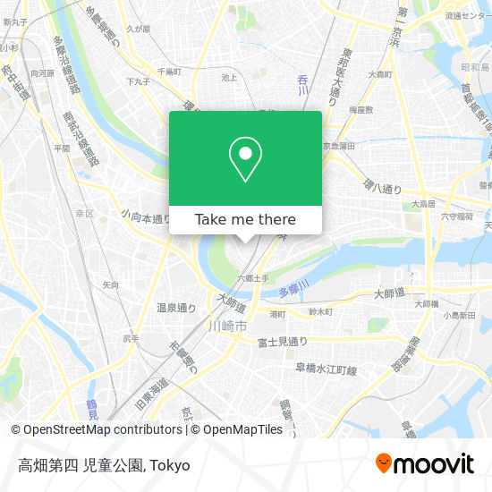 高畑第四 児童公園 map