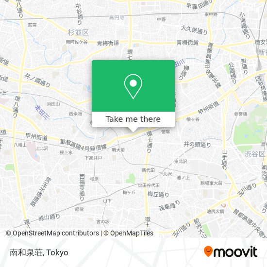 南和泉荘 map