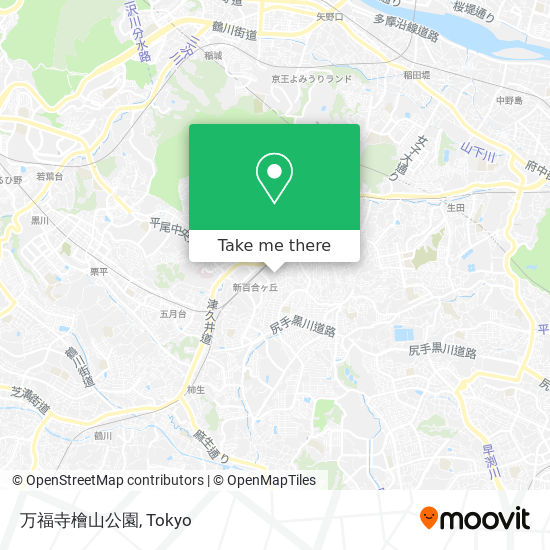 万福寺檜山公園 map
