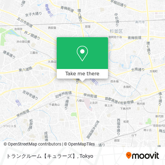 トランクルーム【キュラーズ】 map
