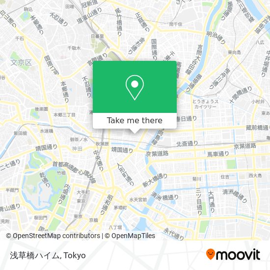 浅草橋ハイム map