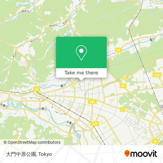 大門中原公園 map